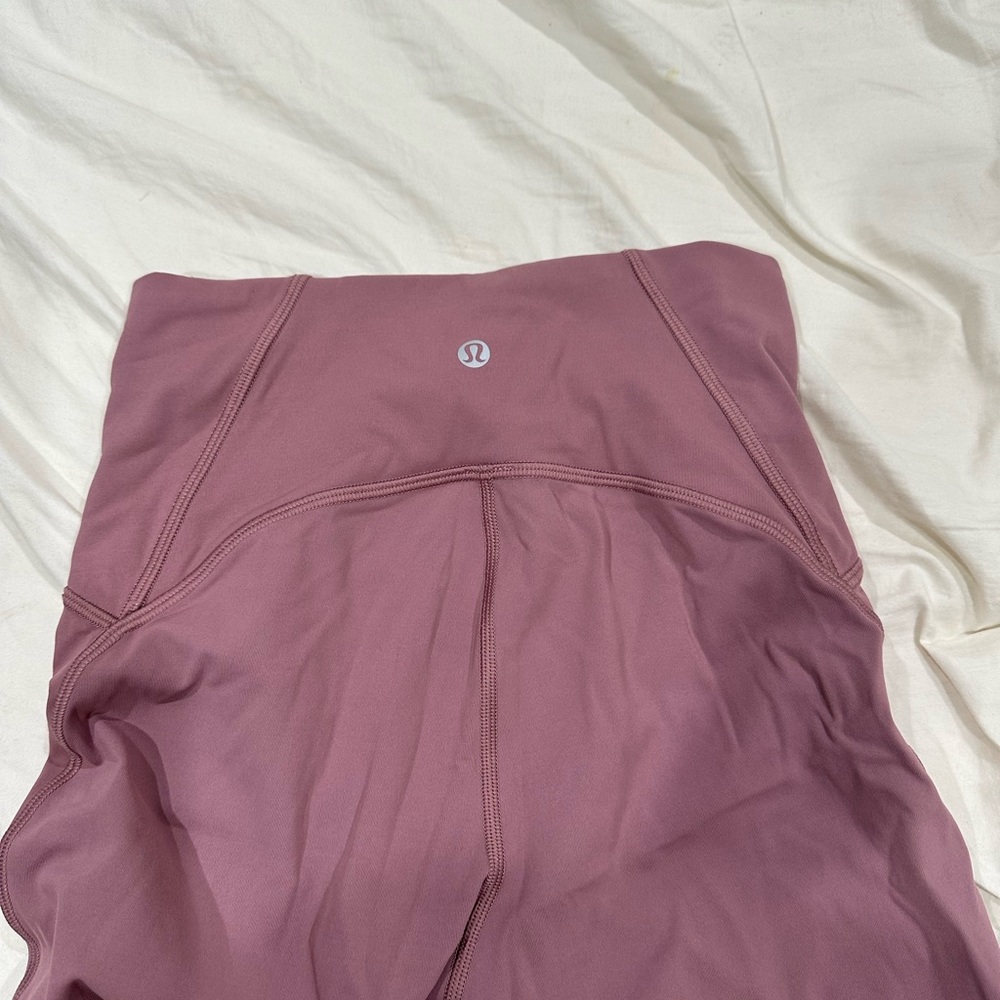 Lululemon 7/8 length pink leggings